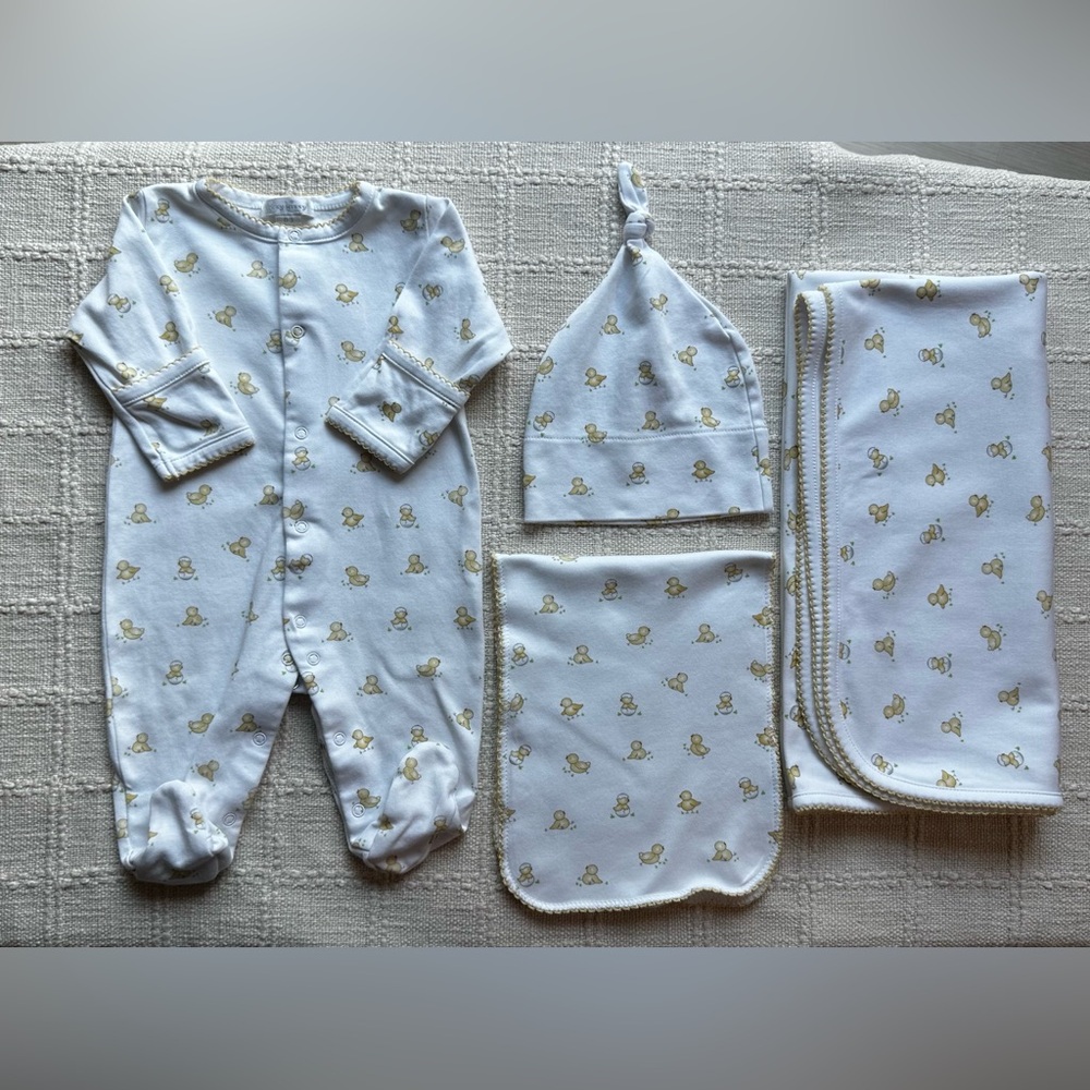Kissy Kissy White and Yellow Kids Pajama Set